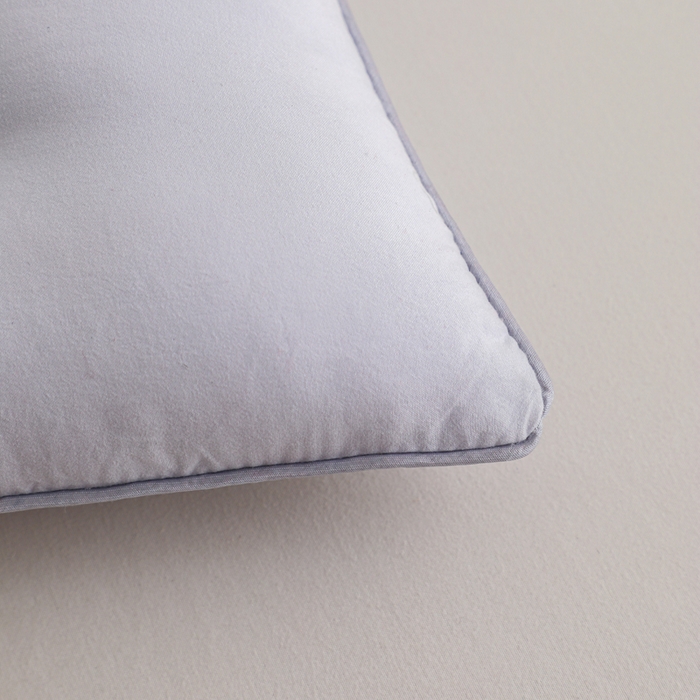 91家纺网 家纺一手货源 找家纺 仁宇枕业 2025新款新品彩色豆豆低枕头枕芯 彩色豆豆低枕-蓝色