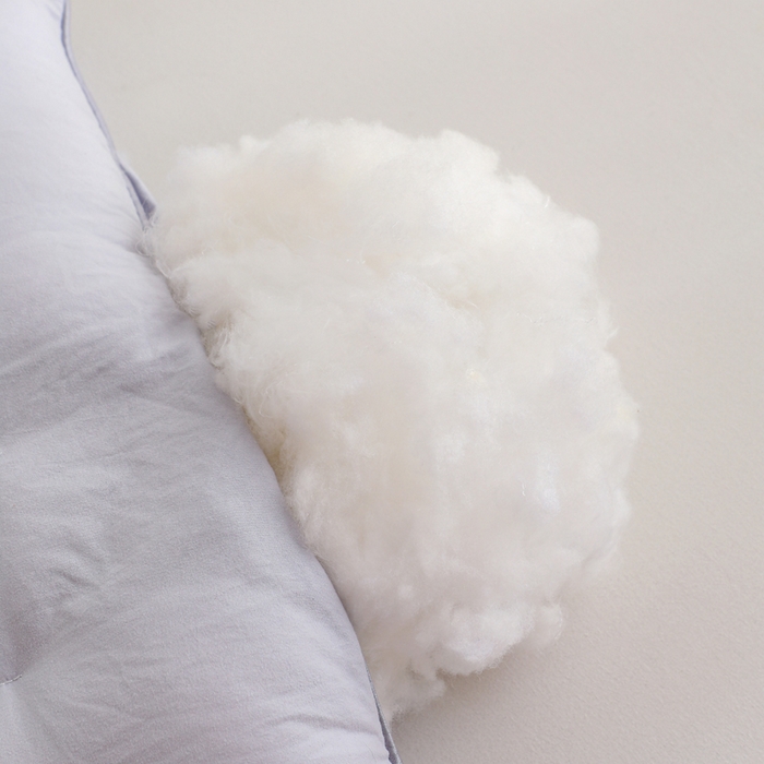 91家纺网 家纺一手货源 找家纺 仁宇枕业 2025新款新品彩色豆豆低枕头枕芯 彩色豆豆低枕-蓝色