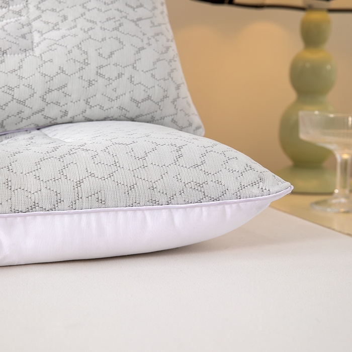 91家纺网 家纺一手货源 找家纺 （总）仁宇枕业 2025新款新品高中底针织枕不变形艾草纤维定型中低枕芯枕头