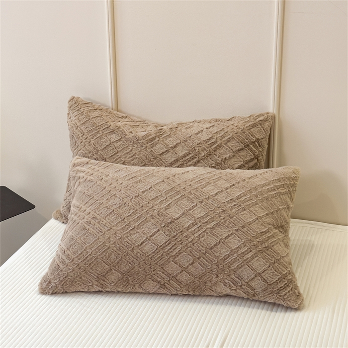 91家纺网 家纺一手货源 找家纺 慕木家纺 2025新款A类高克重加厚兔毛绒双层毛毯斜纹条纹系列(跨境首选提供买家秀) 兔兔绒-斜纹-咖啡