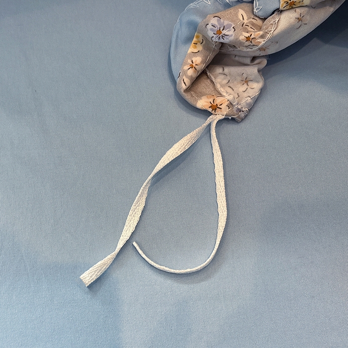 91家纺网 家纺一手货源 找家纺 仟网汇 2025新款古法水洗仿棉云感纱四件套 白兰地