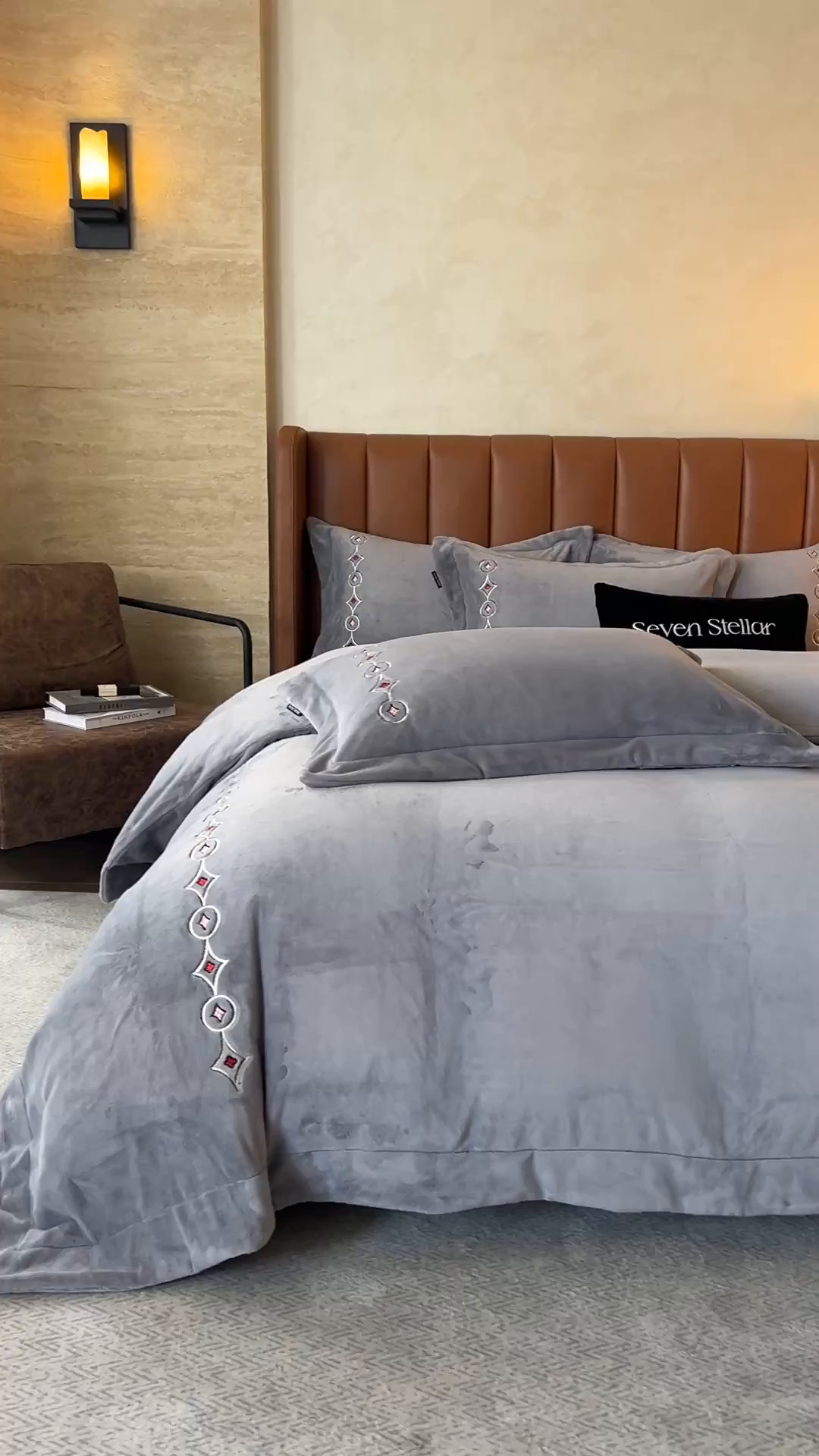 91家纺网 家纺一手货源 找家纺 （总）女子家纺 2025新款超细旦奶丝绒四件套-Lucky 幸运系列