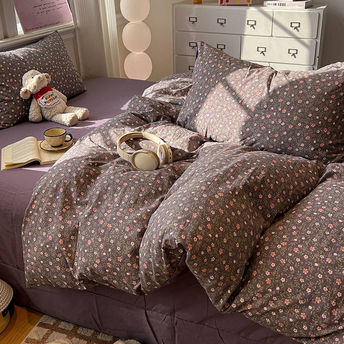 91家纺网 家纺一手货源 找家纺 仟网汇 2025新款古法水洗仿棉云感纱四件套 花絮