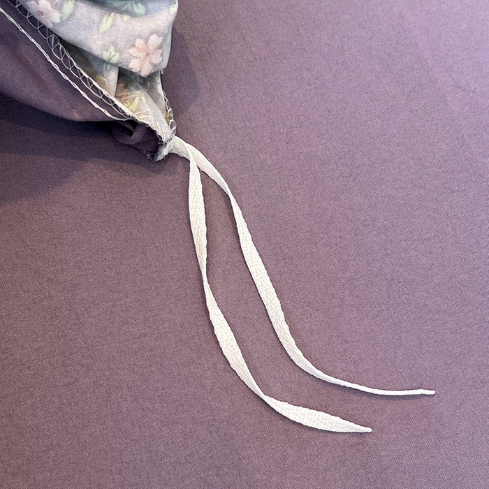 91家纺网 家纺一手货源 找家纺 仟网汇 2025新款古法水洗仿棉云感纱四件套 花絮