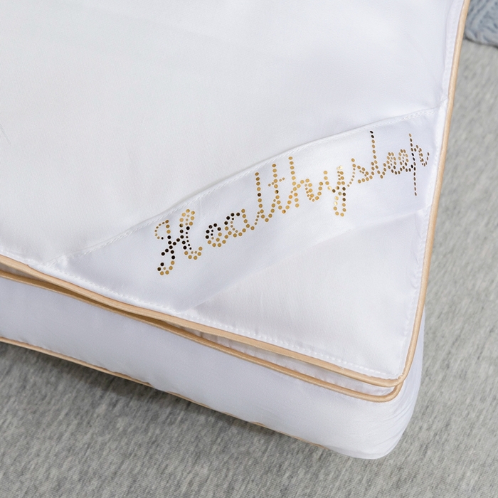 91家纺网 家纺一手货源 找家纺 （总）星芯合家纺 2025新款玻尿酸蚕丝二合一枕枕头枕芯