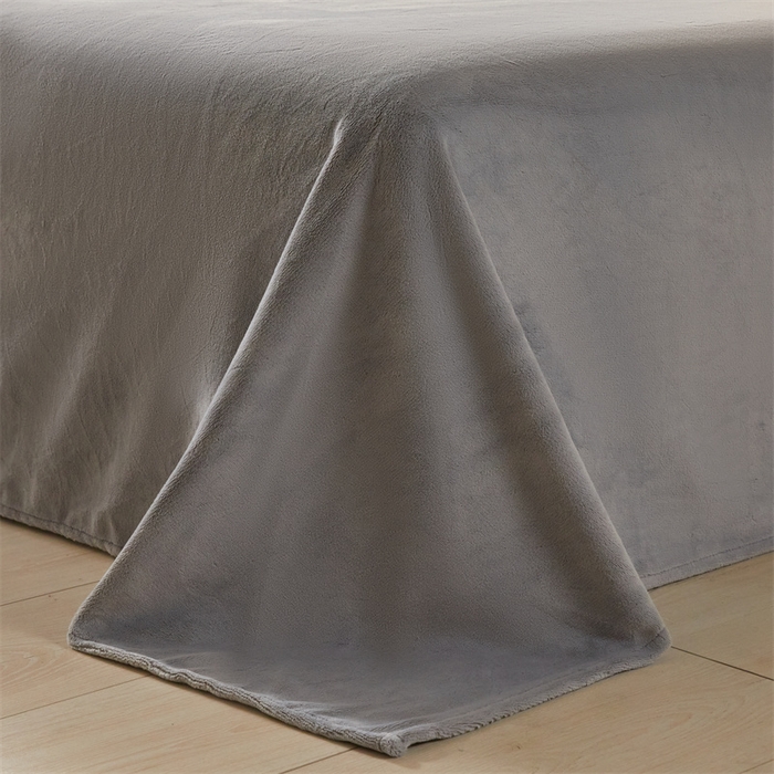 91家纺网 家纺一手货源 找家纺 （总）慕木家纺 2025新款高克重简约无印风牛奶绒双拼四件套