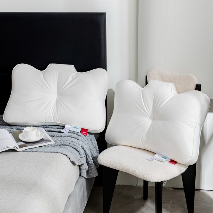 91家纺网 家纺一手货源 找家纺 （总）星芯合家纺 2025新款鹅绒分区护颈枕枕头枕芯