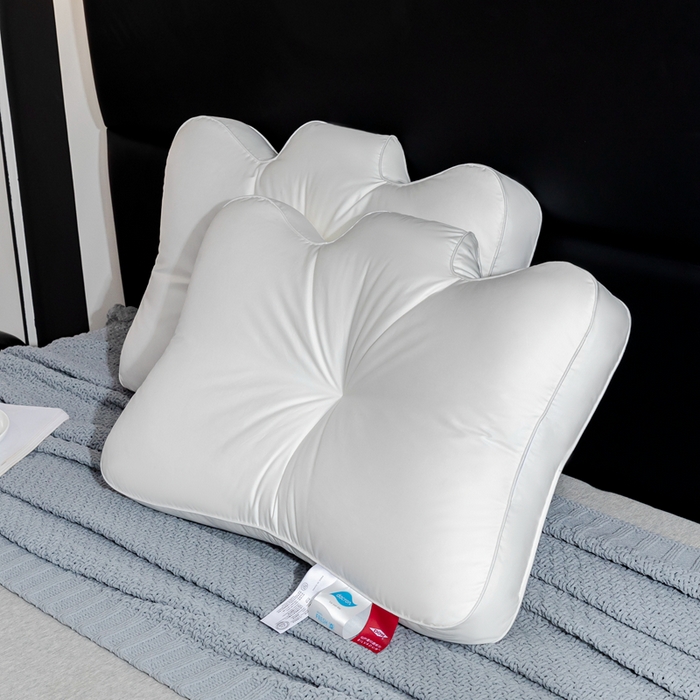 91家纺网 家纺一手货源 找家纺 （总）星芯合家纺 2025新款鹅绒分区护颈枕枕头枕芯