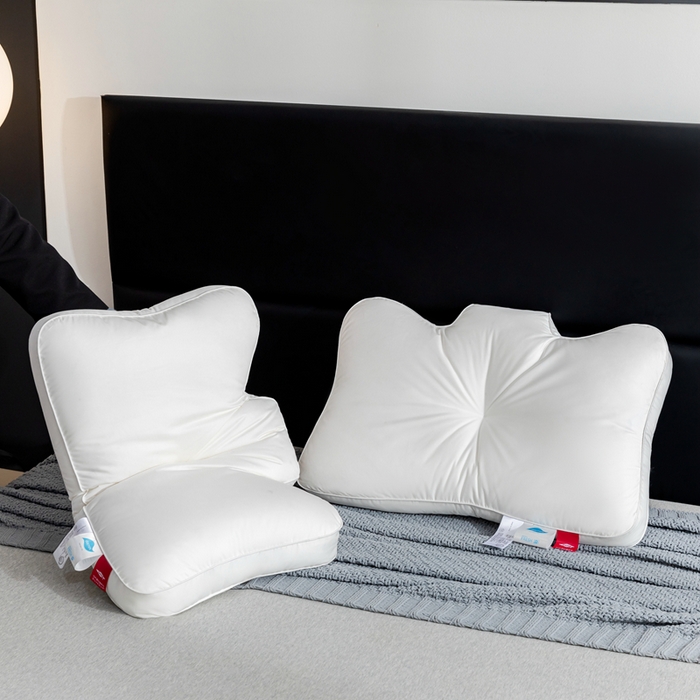 91家纺网 家纺一手货源 找家纺 （总）星芯合家纺 2025新款鹅绒分区护颈枕枕头枕芯