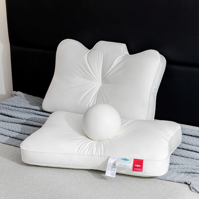 91家纺网 家纺一手货源 找家纺 （总）星芯合家纺 2025新款鹅绒分区护颈枕枕头枕芯