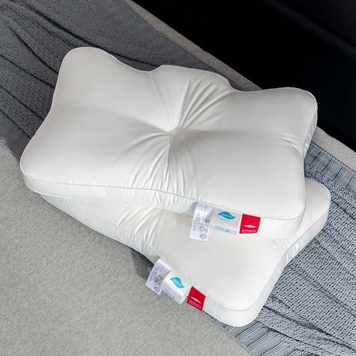 91家纺网 家纺一手货源 找家纺 （总）星芯合家纺 2025新款鹅绒分区护颈枕枕头枕芯