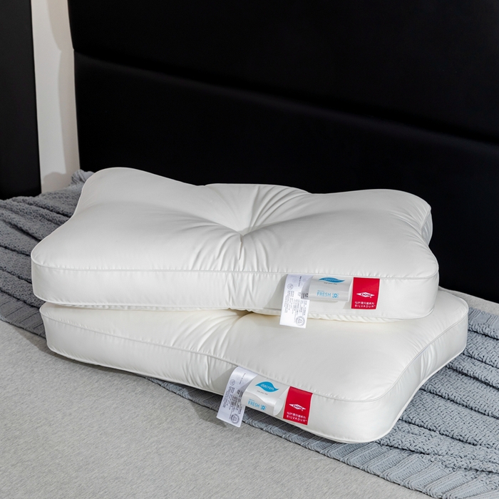 91家纺网 家纺一手货源 找家纺 （总）星芯合家纺 2025新款鹅绒分区护颈枕枕头枕芯