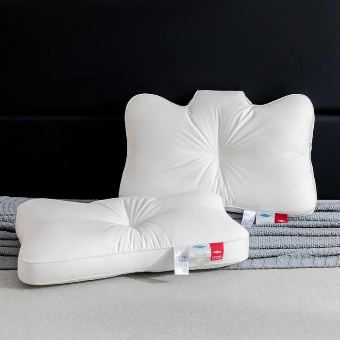 91家纺网 家纺一手货源 找家纺 （总）星芯合家纺 2025新款鹅绒分区护颈枕枕头枕芯