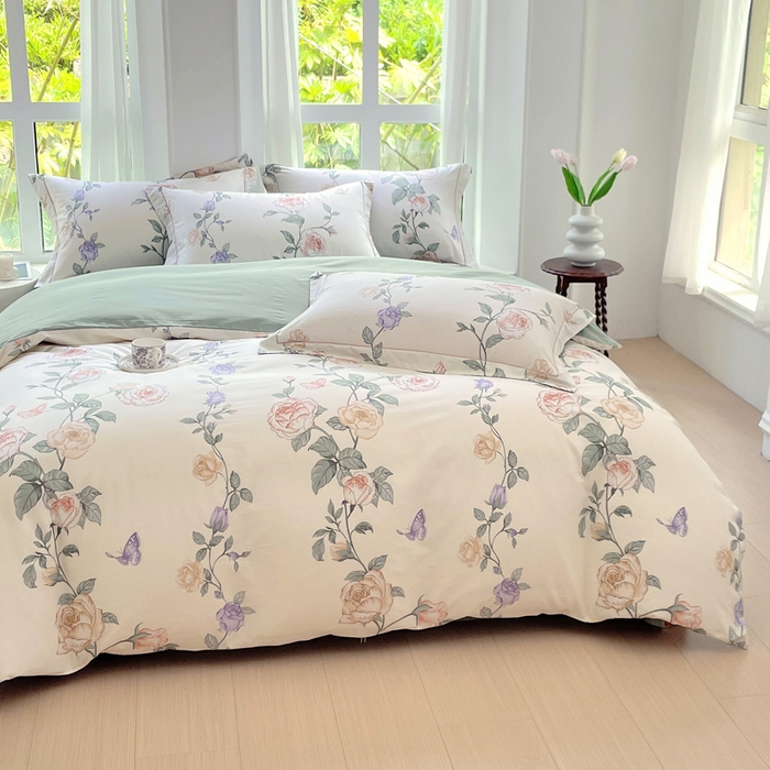 91家纺网 家纺一手货源 找家纺 （总）星期三 2023新款7月新款铂金全棉13372四件套（加老板微信有会员价）