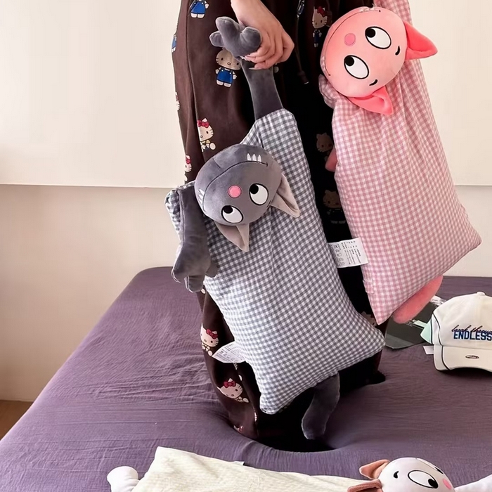 91家纺网 家纺一手货源 找家纺 （总）伟邦枕芯 2025新款卡通荞麦枕枕头枕芯,组合图仅供展示-不可下单,黄色,粉色,蓝色