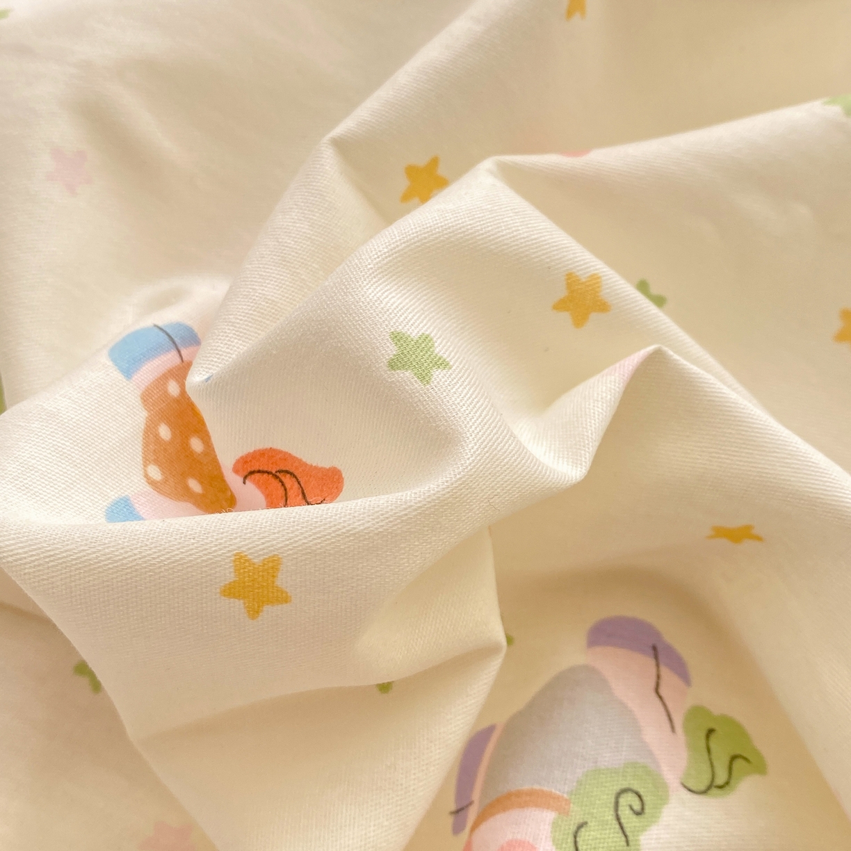 91家纺网 家纺一手货源 找家纺 （总）红日子纺织品 2026新款12868纯棉全棉印花卡通系列四件套