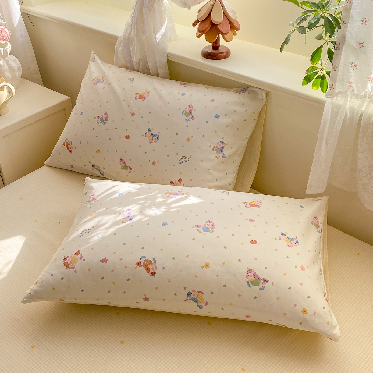 91家纺网 家纺一手货源 找家纺 （总）红日子纺织品 2026新款12868纯棉全棉印花卡通系列四件套