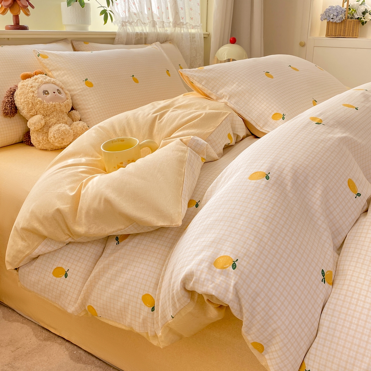 91家纺网 家纺一手货源 找家纺 （总）红日子纺织品 2026新款12868纯棉全棉印花卡通系列四件套