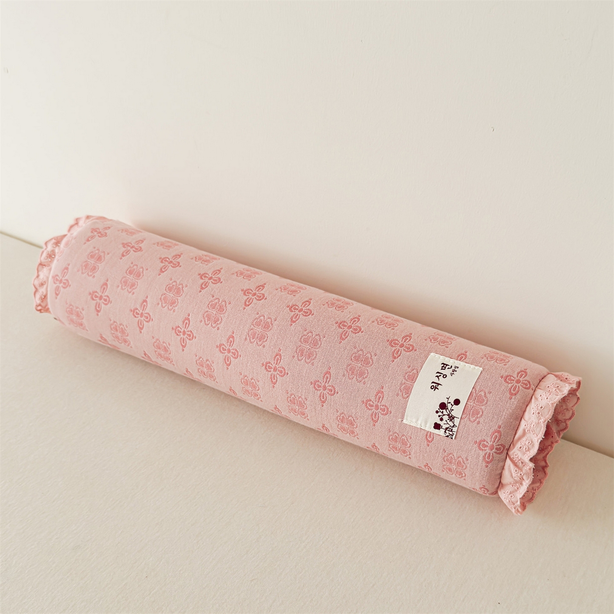 91家纺网 家纺一手货源 找家纺 麦肯锡 2025新款记忆棉圆柱伴眠长抱枕 枕头 粉色【产品图】/只