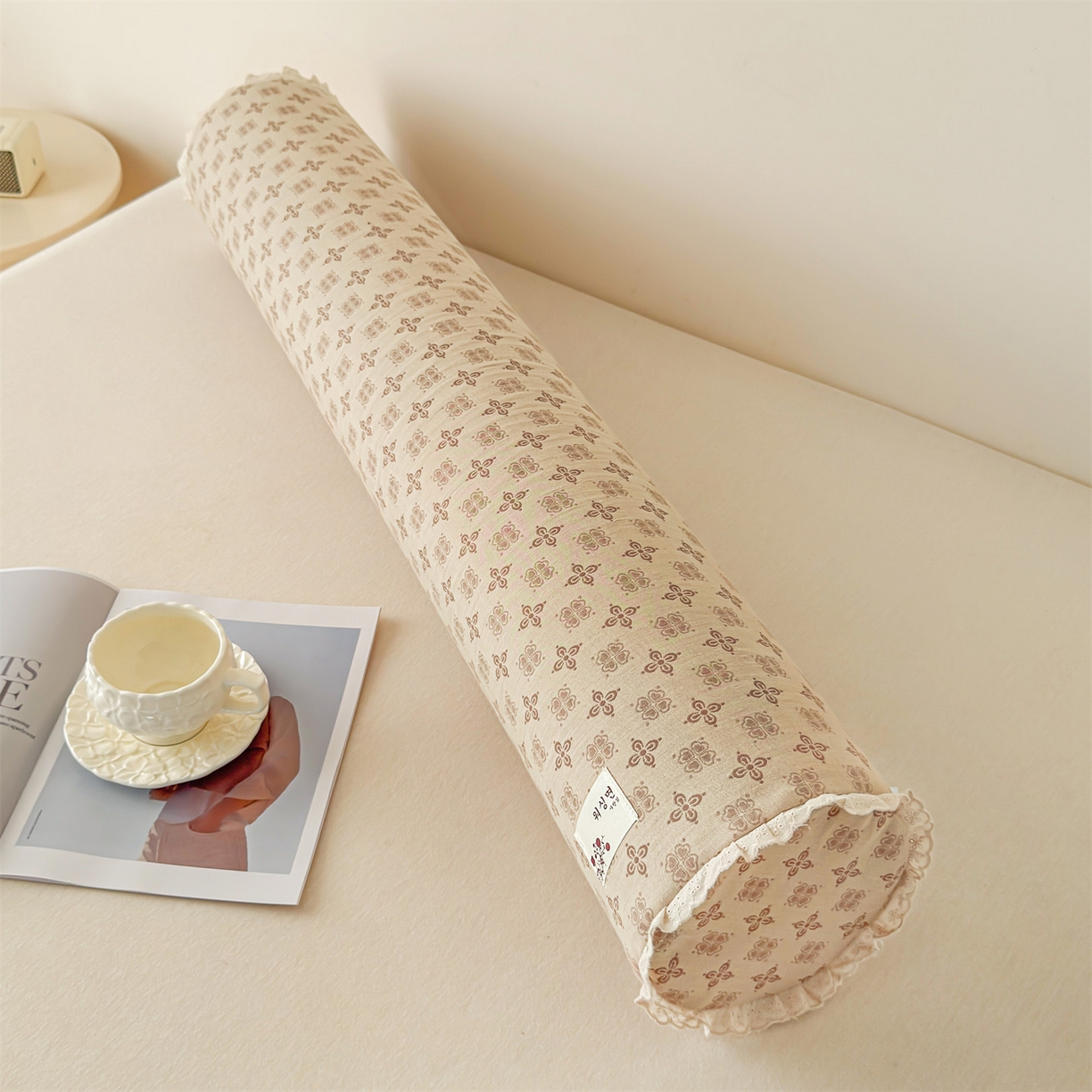 91家纺网 家纺一手货源 找家纺 麦肯锡 2025新款记忆棉圆柱伴眠长抱枕 枕头 棕色【产品图】/对