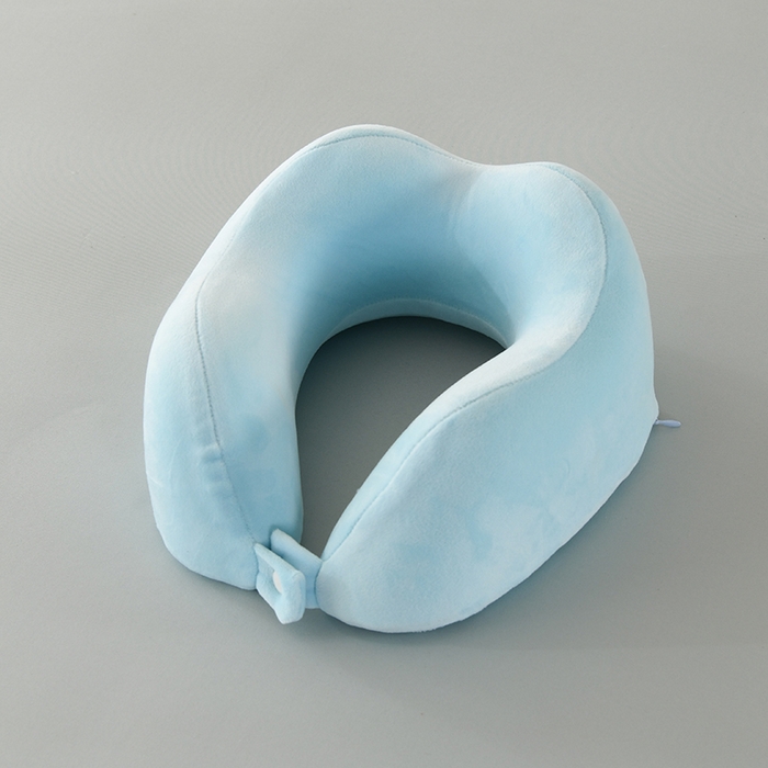 91家纺网 家纺一手货源 找家纺 金牛枕芯 2026新款宝宝绒记忆棉护颈枕枕头枕芯 天蓝