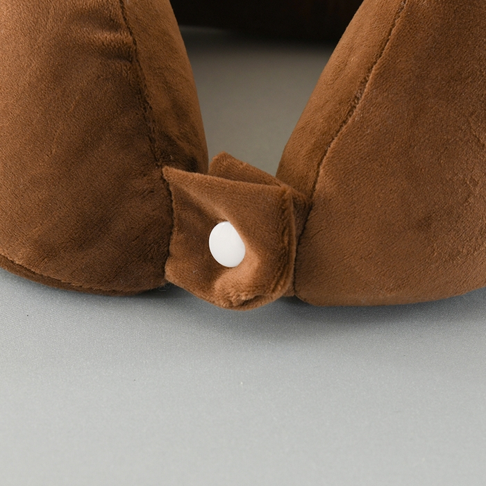 91家纺网 家纺一手货源 找家纺 金牛枕芯 2026新款宝宝绒记忆棉护颈枕枕头枕芯 咖色