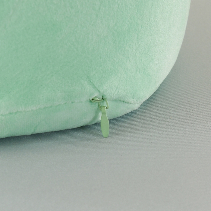 91家纺网 家纺一手货源 找家纺 金牛枕芯 2026新款宝宝绒记忆棉护颈枕枕头枕芯 草绿