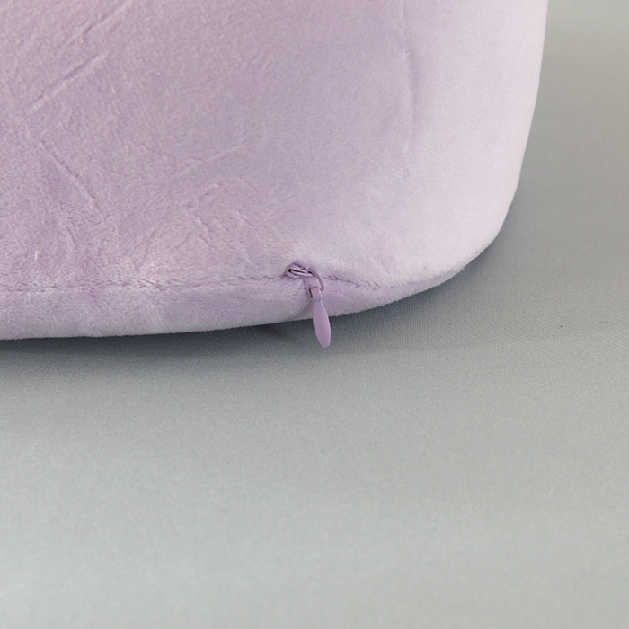 91家纺网 家纺一手货源 找家纺 金牛枕芯 2026新款宝宝绒记忆棉护颈枕枕头枕芯 紫色