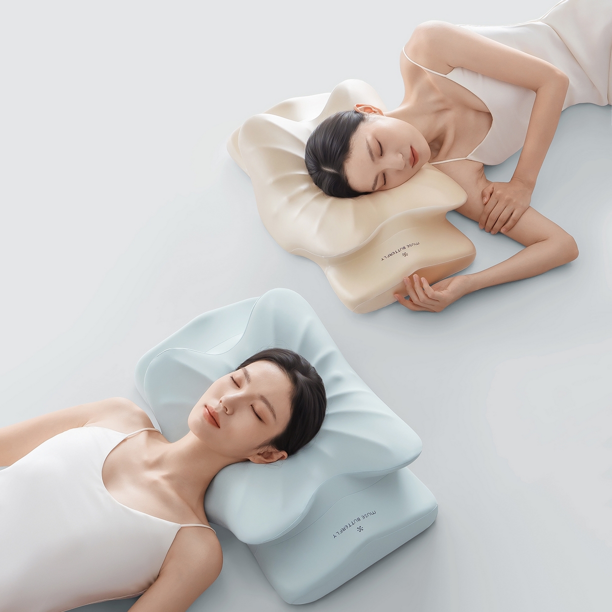 91家纺网 家纺一手货源 找家纺 （总）可恩欣 2025新款零压舒颈蝴蝶枕枕头枕芯