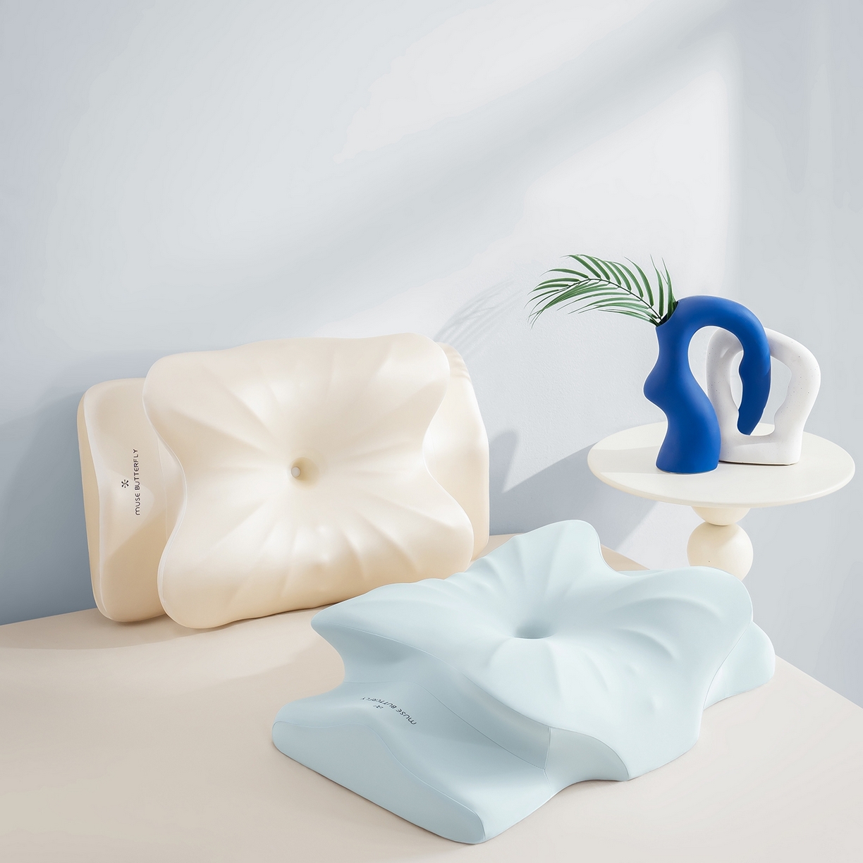 91家纺网 家纺一手货源 找家纺 （总）可恩欣 2025新款零压舒颈蝴蝶枕枕头枕芯