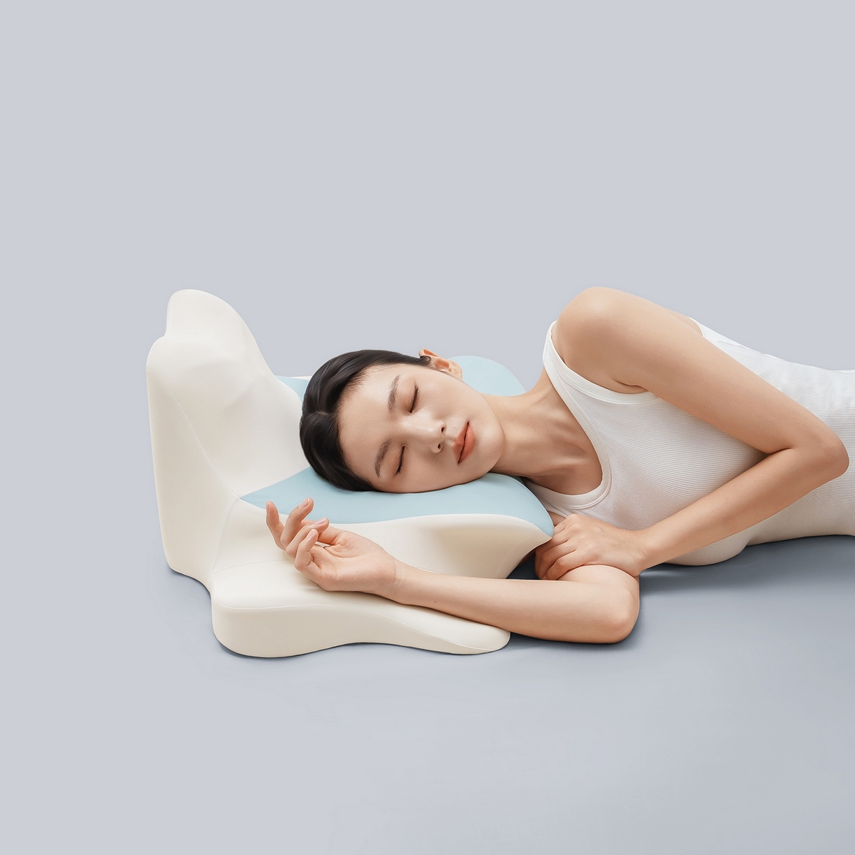 91家纺网 家纺一手货源 找家纺 （总）可恩欣 2025新款躺玩多功能趴睡枕枕头枕芯