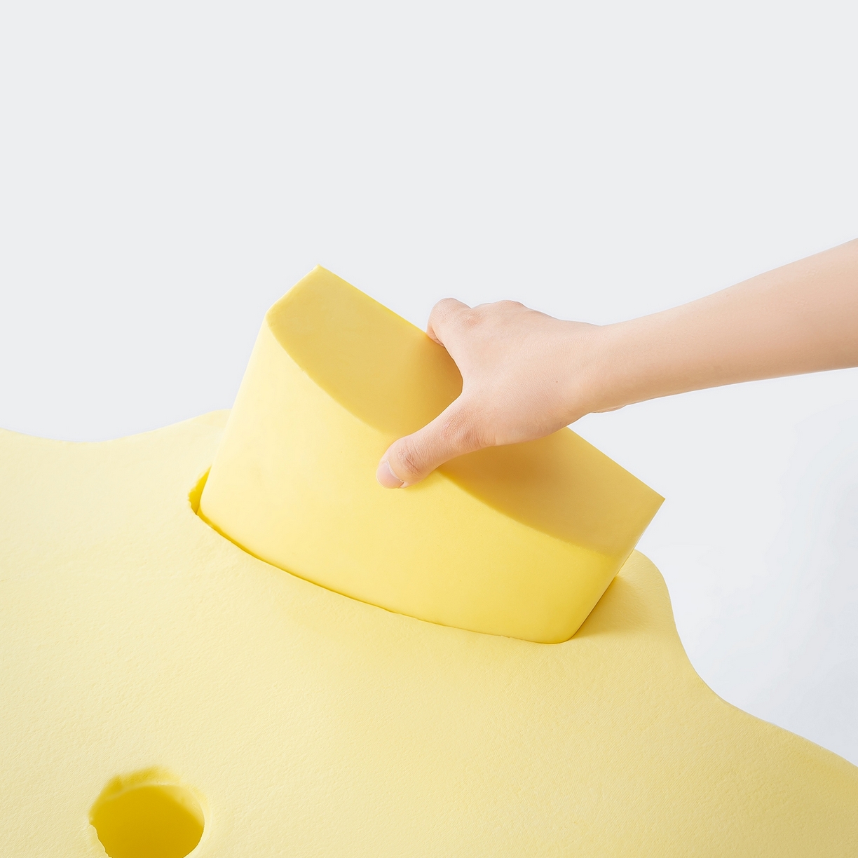 91家纺网 家纺一手货源 找家纺 可恩欣 2025新款躺玩多功能趴睡枕枕头枕芯 深空灰