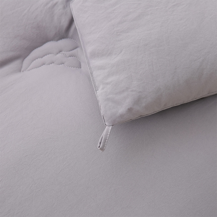 91家纺网 家纺一手货源 找家纺 曼尼家纺 2025新款李官奇大豆被官方正品授权李官奇大豆纤维被包检测 灰色