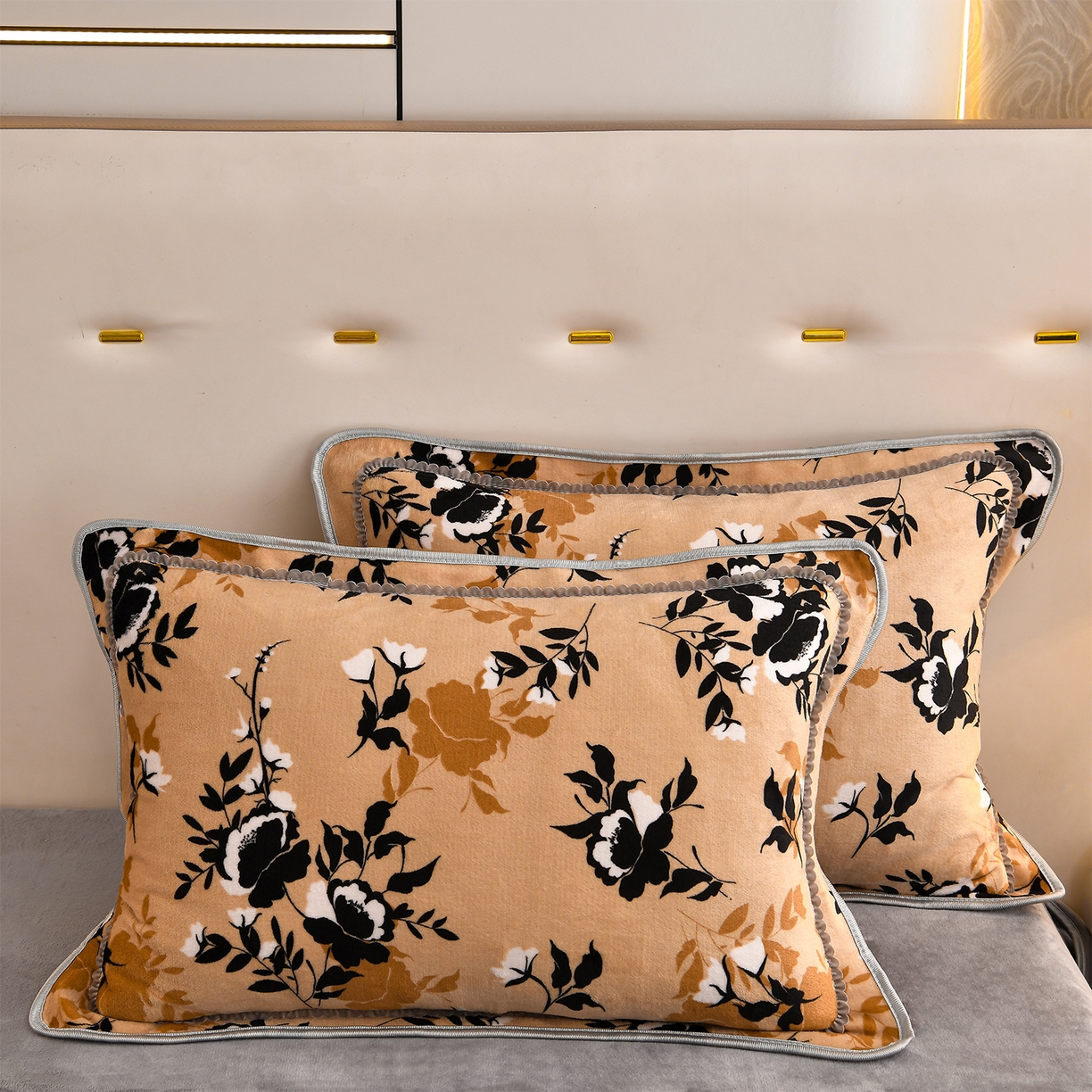 91家纺网 家纺一手货源 找家纺 曼尼家纺 2025新款7斤高克重牛奶绒四件套 柔暖棉花