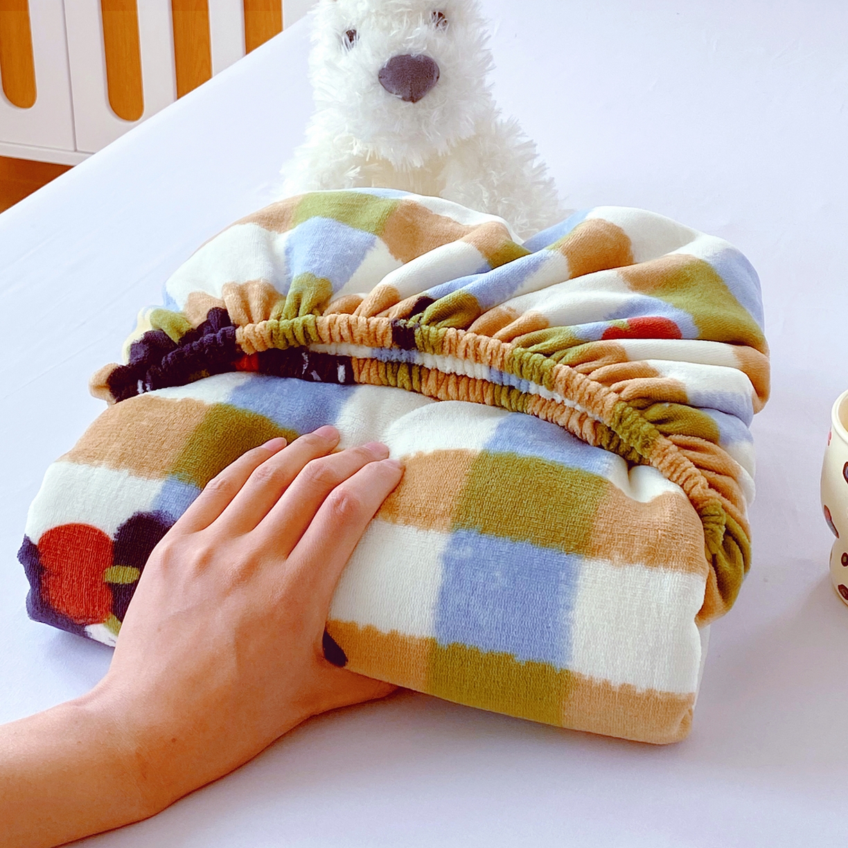 91家纺网 家纺一手货源 找家纺 （总）葡萄家 2025年新款新增花型牛奶绒印花单床笠萌系卡通单品床笠床笠单件