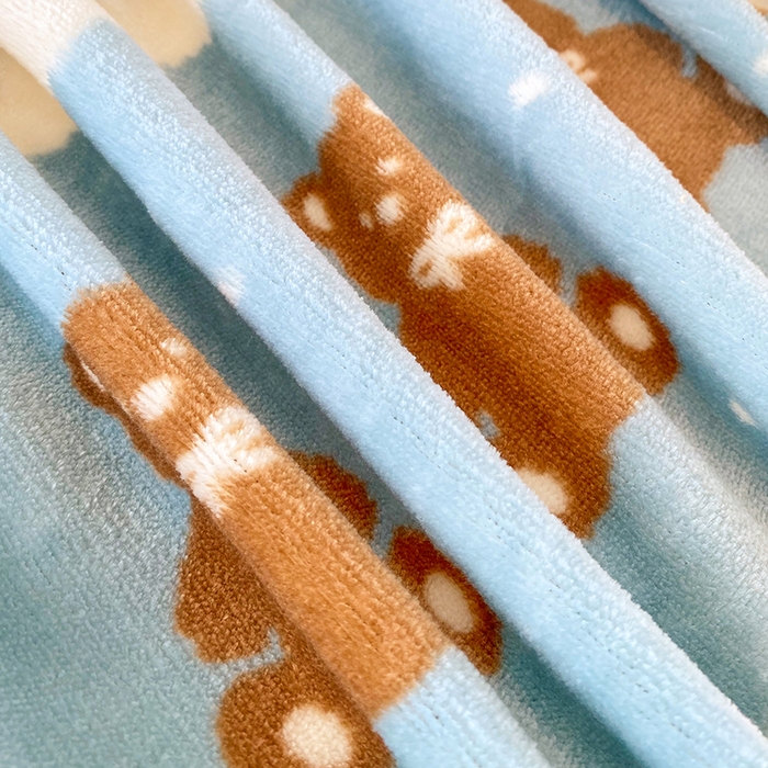 91家纺网 家纺一手货源 找家纺 葡萄家 2025年新款新增花型牛奶绒印花单床笠萌系卡通单品床笠床笠单件 雪花熊