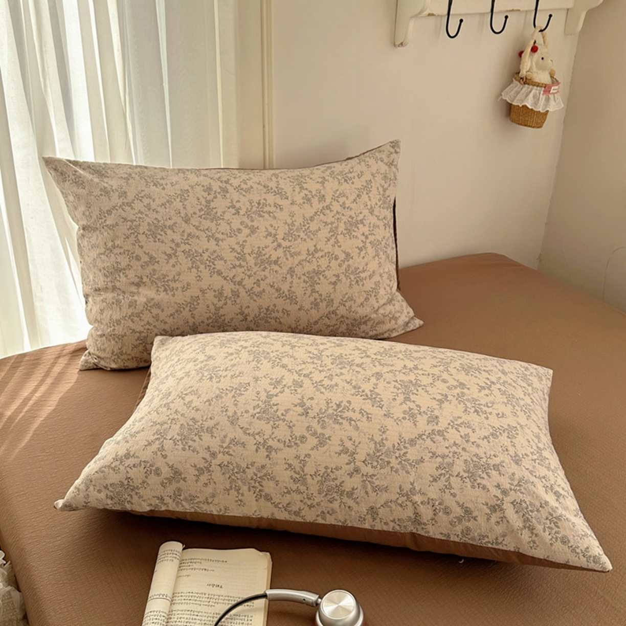 91家纺网 家纺一手货源 找家纺 贝扬思家纺 2025新款敲可爱的奶呼呼云感双层纱简约四件套系列-超级治愈~ 竹歆花语