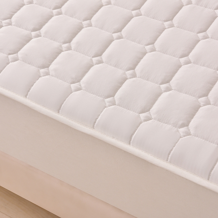 91家纺网 家纺一手货源 找家纺 优品惠 2025新款A类原棉夹棉床笠系列 米白