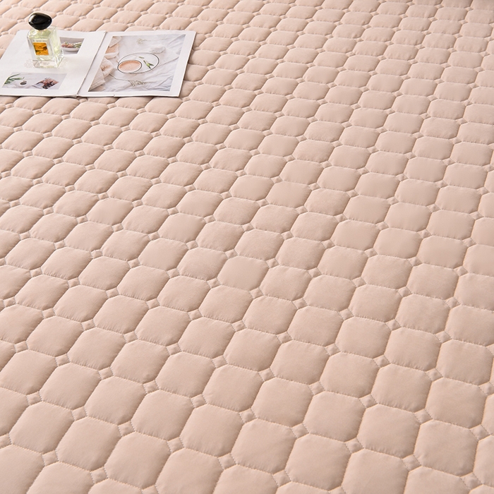 91家纺网 家纺一手货源 找家纺 优品惠 2025新款A类原棉夹棉床笠系列 卡其