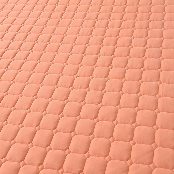 91家纺网 家纺一手货源 找家纺 优品惠 2025新款A类原棉夹棉床笠系列 橘色