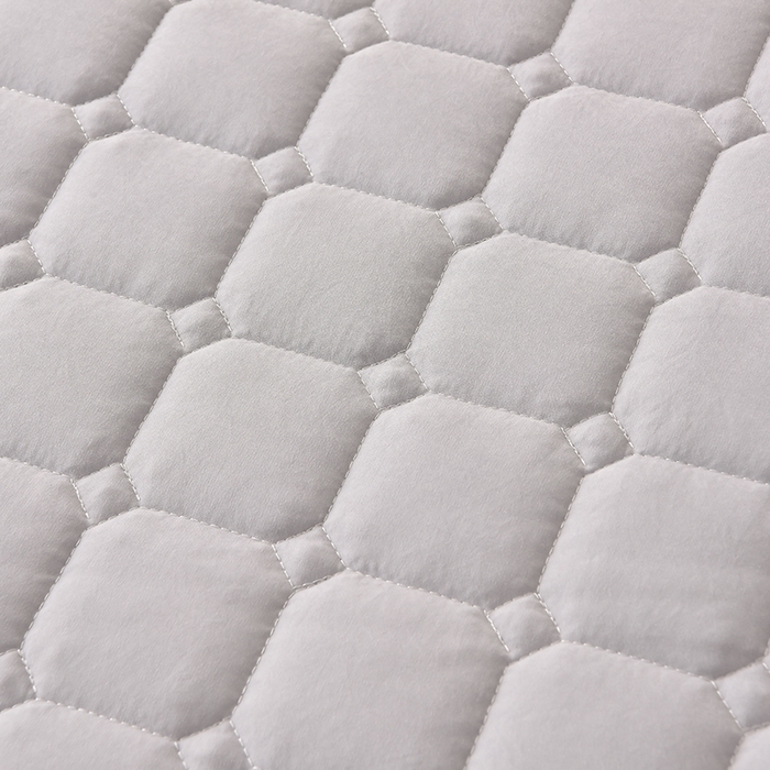 91家纺网 家纺一手货源 找家纺 优品惠 2025新款A类原棉夹棉床笠系列 浅灰