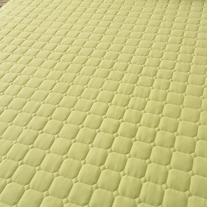 91家纺网 家纺一手货源 找家纺 优品惠 2025新款A类原棉夹棉床笠系列 绿色