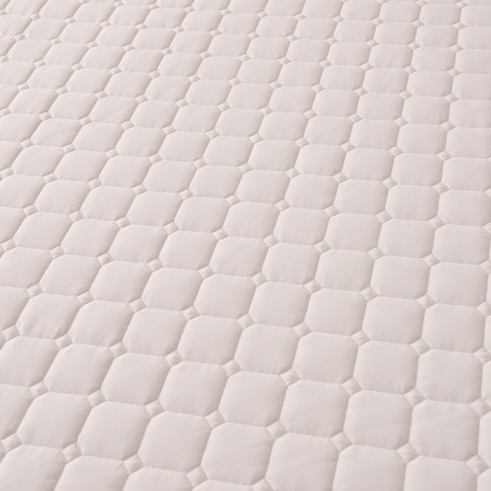 91家纺网 家纺一手货源 找家纺 优品惠 2025新款A类原棉夹棉床笠系列 米白