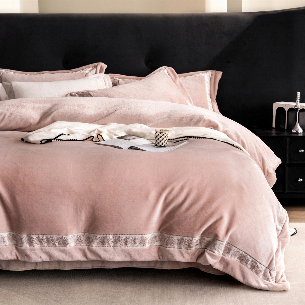 91家纺网 家纺一手货源 找家纺 （总）时亿 20225新款高克重270g奶芙绒系列--知岚