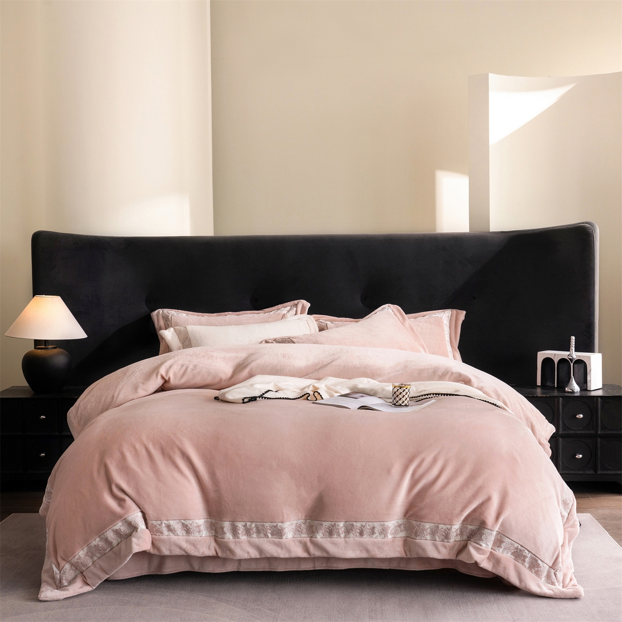 91家纺网 家纺一手货源 找家纺 （总）时亿 20225新款高克重270g奶芙绒系列--知岚