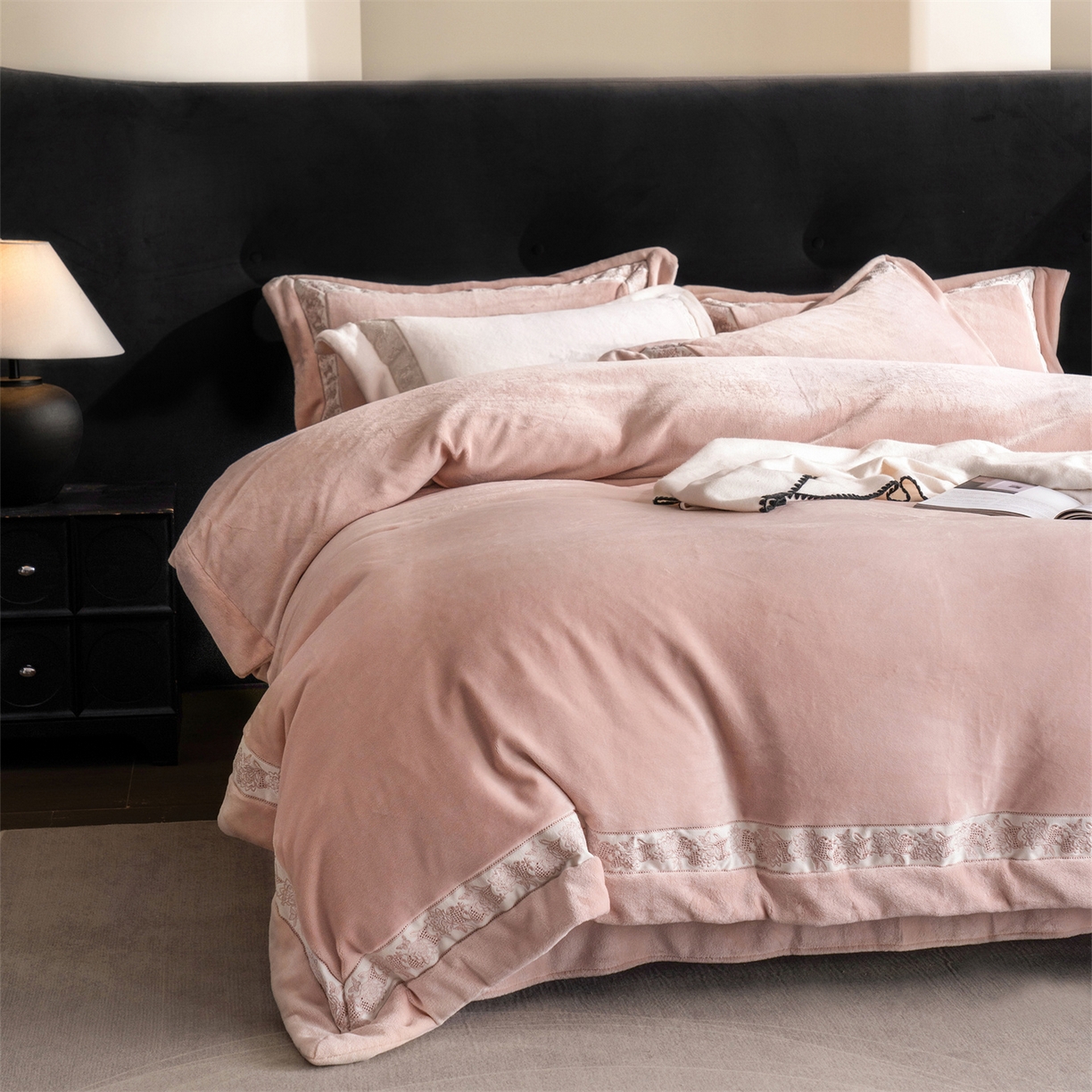 91家纺网 家纺一手货源 找家纺 （总）时亿 20225新款高克重270g奶芙绒系列--知岚