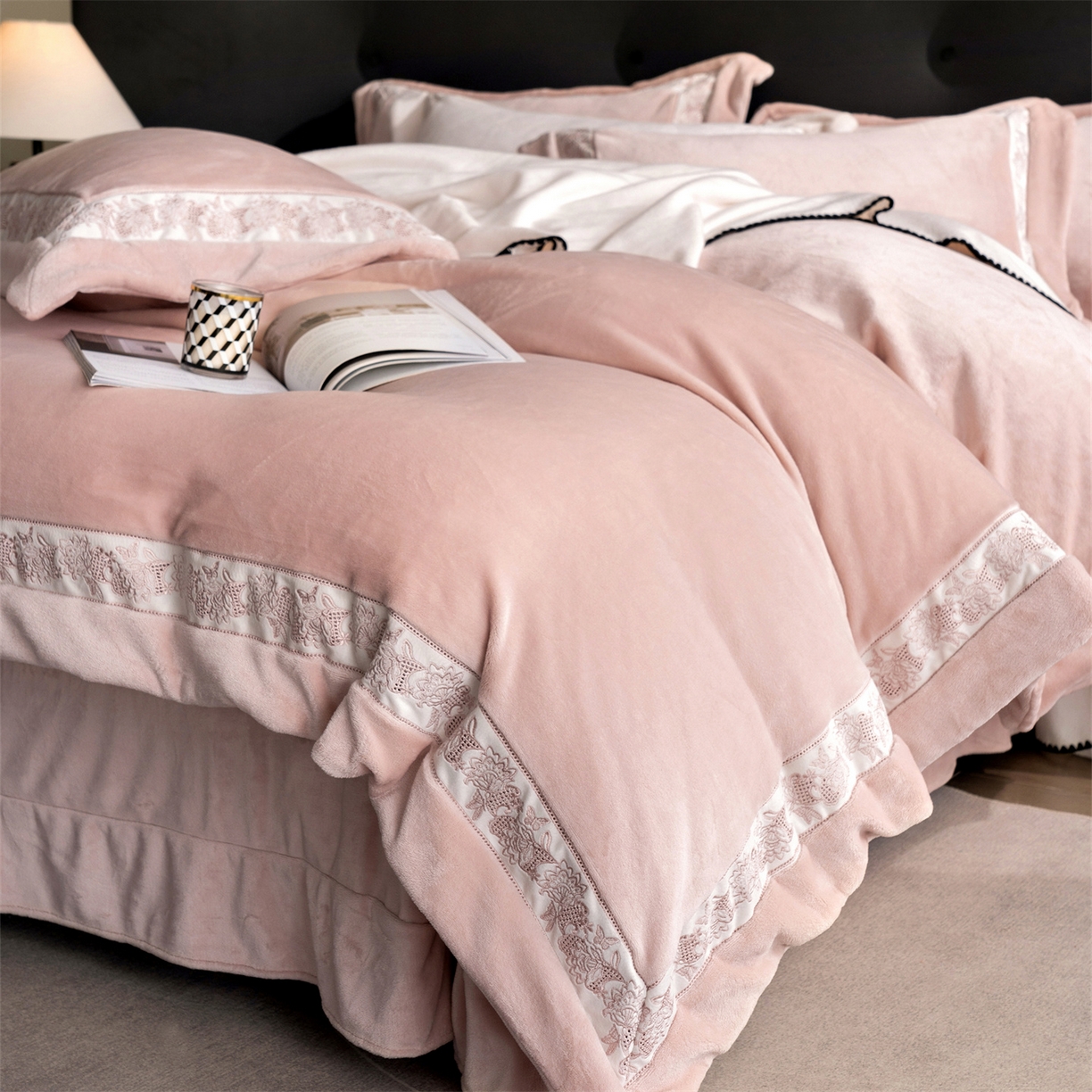 91家纺网 家纺一手货源 找家纺 （总）时亿 20225新款高克重270g奶芙绒系列--知岚