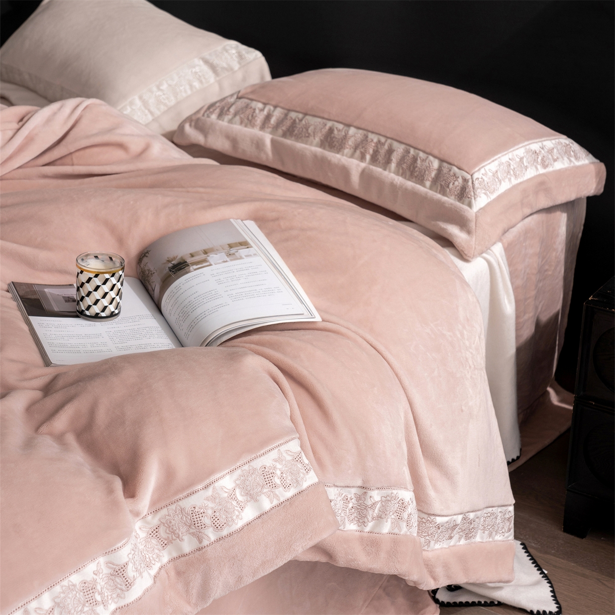 91家纺网 家纺一手货源 找家纺 （总）时亿 20225新款高克重270g奶芙绒系列--知岚