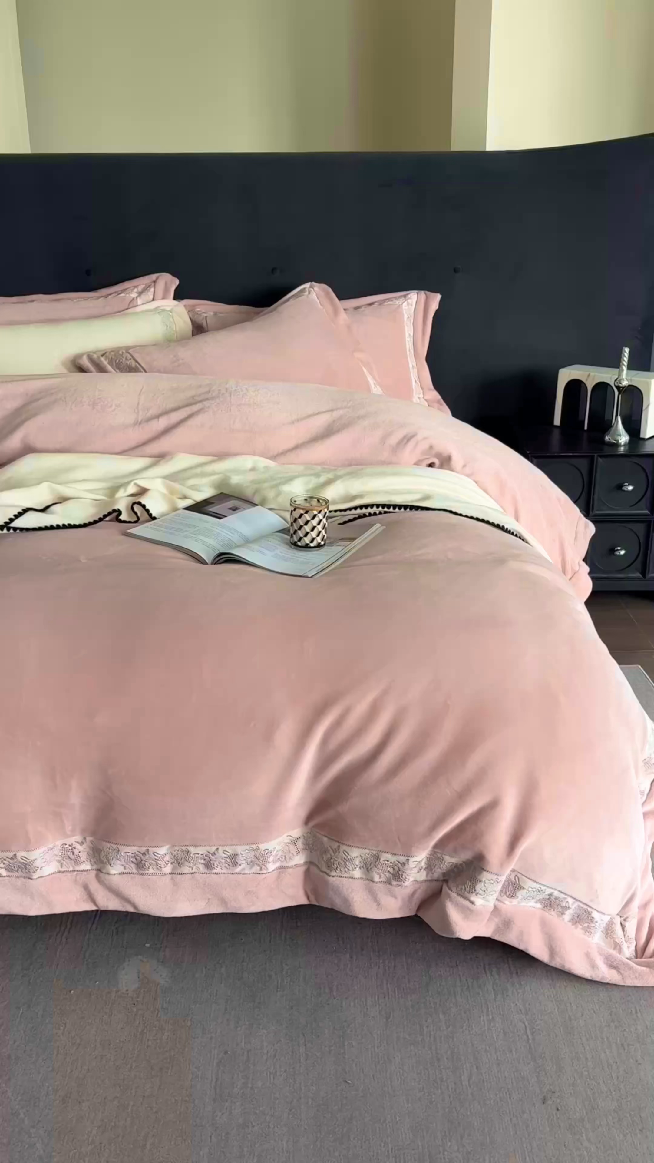 91家纺网 家纺一手货源 找家纺 （总）时亿 20225新款高克重270g奶芙绒系列--知岚