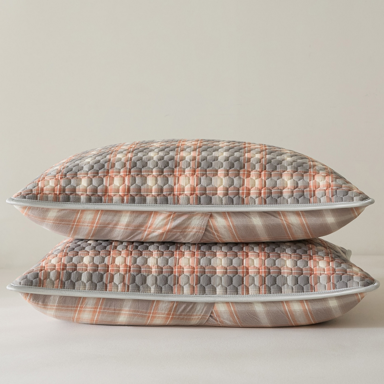 91家纺网 家纺一手货源 找家纺 （总）芬晴家纺 2025新款全棉色织棉花枕套